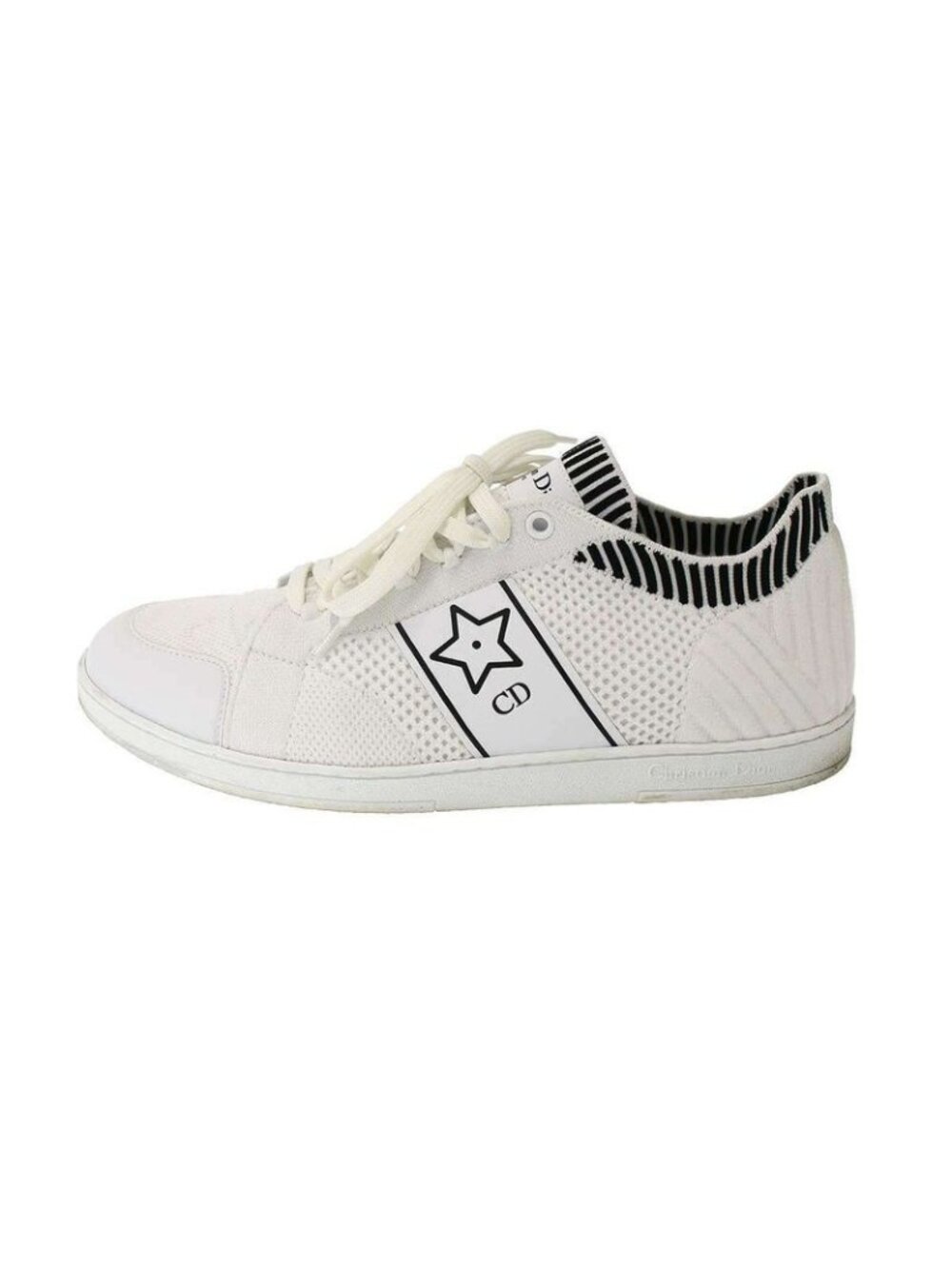 Christian Dior Star Technical Mesh Sneakers White 40 - Picture 2 of 7